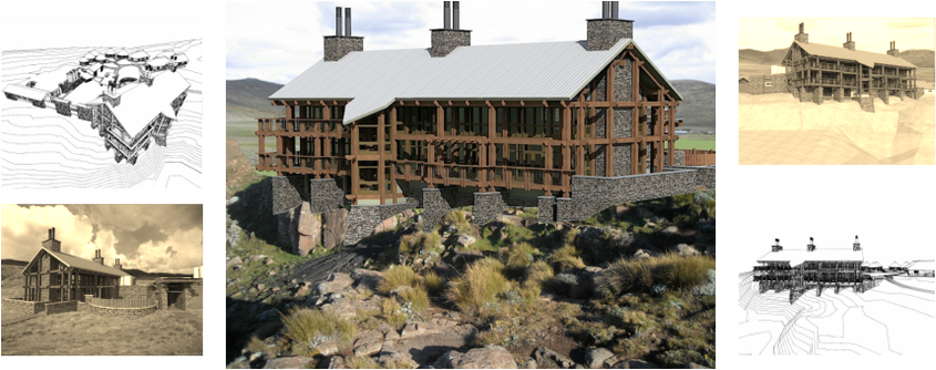 Mark Gouws Architects - Sani Top Mountain Lodge - 36 bedroom Mountain Lodge and Visitor’s Centre, Lesotho. 